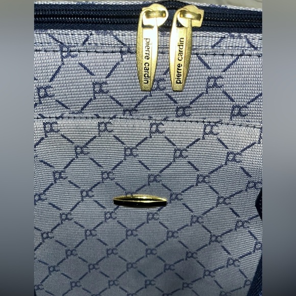 Pierre Cardin Logo Tote, Laptop Pocket, Travel Weekend Bag, Large Purse - Picture 12 of 16